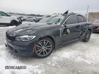 2019 BMW 3 Series 330i xDrive with VIN 3MW5R7J57K8B02478, listed as a Copart auction lot 41579295 with Not Provided miles and Salvage Title. Bid and sale history available at carsss.com. Image 1.