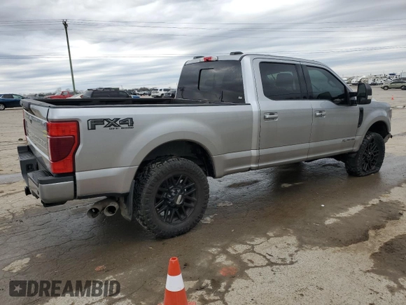 2021 Ford Super Duty F-250 SRW XL with VIN 1FT7W2BT9MEC95446, listed as a Copart auction lot 44594545 with 75,348 mi miles and Salvage Title. Bid and sale history available at carsss.com. Image 3.
