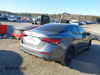 2020 Nissan Sentra S with VIN 3N1AB8BV9LY291410, listed as a IAAI auction lot 40956651 with 78,077 mi miles and . Bid and sale history available at DreamBid. Image 4.