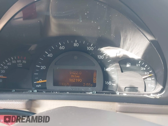 2001 Mercedes-Benz C 230/260/280/320 with VIN WDBRF61J11F082964, listed as a IAAI auction lot 41285017 with 162,190 mi miles and . Bid and sale history available at DreamBid. Image 7.