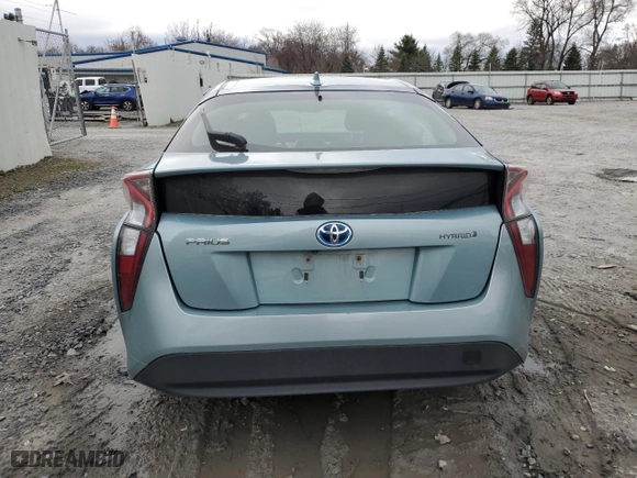 2016 Toyota Prius Two with VIN JTDKBRFU1G3006660, listed as a Copart auction lot 53178375 with 224,507 mi miles and Salvage Title. Bid and sale history available at carsss.com. Image 6.