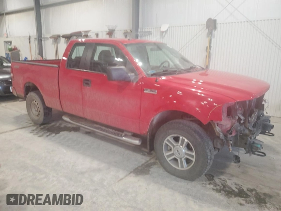2008 Ford F-150 STX with VIN 1FTRX14W88FC05405, listed as a Copart auction lot 59258595 with 105,434 mi miles and Clean title. Bid and sale history available at DreamBid. Image 4.