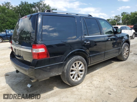 2016 Ford Expedition Limited with VIN 1FMJU1KT8GEF27119, listed as a Copart auction lot 54936675 with 103,281 mi miles and Non repairable. Bid and sale history available at DreamBid. Image 3.