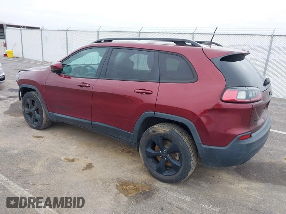 2019 Jeep Cherokee Latitude Plus with VIN 1C4PJMLB1KD319905, listed as a IAAI auction lot 41143311 with 98,694 mi miles. Bid and sale history available at carsss.com. Image 3.