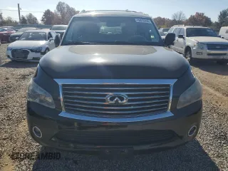 2012 Infiniti QX56 7-passenger with VIN JN8AZ2NE0C9020280, listed as a Copart auction lot 76910394 with 149,414 mi miles and Salvage Title. Bid and sale history available at carsss.com. Image 5.