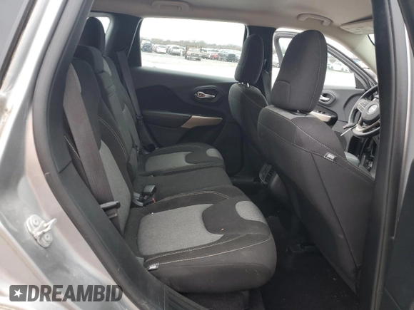 2017 Jeep Cherokee Sport with VIN 1C4PJMAS5HW632004, listed as a Copart auction lot 48033275 with 95,496 mi miles and Salvage Title. Bid and sale history available at carsss.com. Image 12.