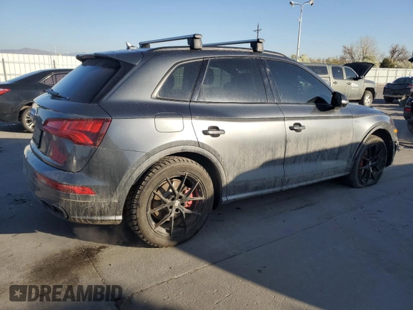 2018 Audi SQ5 Prestige with VIN WA1C4AFYXJ2245392, listed as a Copart auction lot 52140345 with 41,113 mi miles and Salvage Title. Bid and sale history available at carsss.com. Image 3.