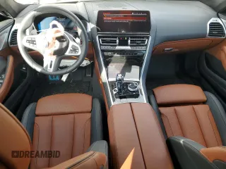 2024 BMW 8 Series M850i with VIN WBAGV8C06RCR92101, listed as a Copart auction lot 81748714 with 78 mi miles and Salvage Title. Bid and sale history available at carsss.com. Image 8.