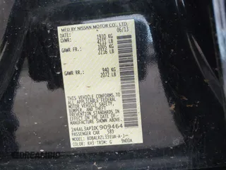 2013 Nissan Altima SV with VIN 1N4AL3AP1DC909464, listed as a IAAI auction lot 42012908 with 135,706 mi miles and . Bid and sale history available at carsss.com. Image 9.