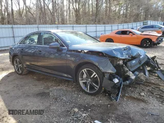 2017 Audi A4 Premium Plus with VIN WAULNAF48HN024508, listed as a Copart auction lot 48075795 with 88,270 mi miles and Salvage Title. Bid and sale history available at carsss.com. Image 4.