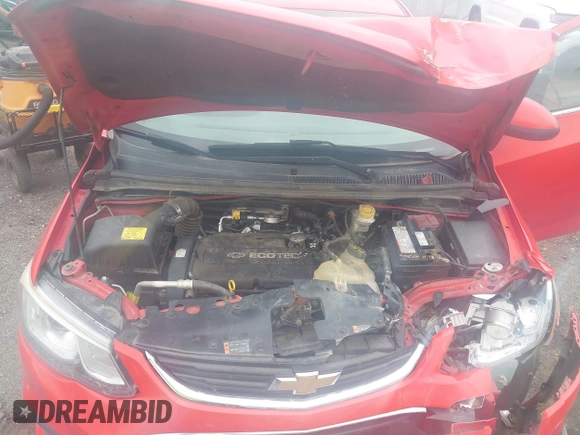 2017 Chevrolet Sonic LT with VIN 1G1JD5SH7H4105396, listed as a IAAI auction lot 42343534 with 122,878 mi miles and . Bid and sale history available at DreamBid. Image 10.