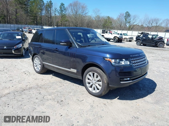 2016 Land Rover Range Rover HSE with VIN SALGS2PF9GA304181, listed as a IAAI auction lot 41812845 with 131,086 mi miles and . Bid and sale history available at DreamBid. Image 1.