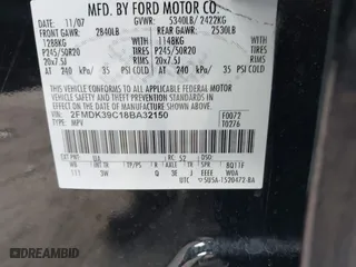 2008 Ford Edge Limited with VIN 2FMDK39C18BA32150, listed as a IAAI auction lot 41535578 with 274,641 mi miles. Bid and sale history available at carsss.com. Image 9.