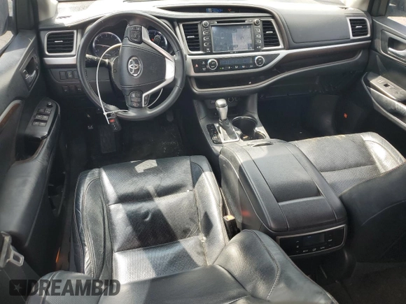 2014 Toyota Highlander Limited with VIN 5TDYKRFH9ES020475, listed as a Copart auction lot 58909925 with 216,857 mi miles and Salvage title. Bid and sale history available at DreamBid. Image 8.