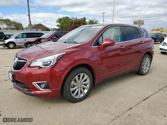2020 Buick Envision Essence with VIN LRBFXCSA2LD155447, listed as a Copart auction lot 79297674 with 121,323 mi miles and Salvage Title. Bid and sale history available at carsss.com. Image 1.
