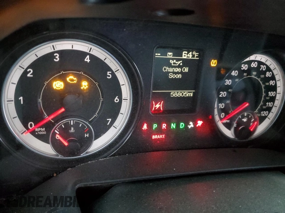 2022 Ram 1500 Tradesman with VIN 3C6RR6KG6NG210865, listed as a Copart auction lot 84045534 with 58,805 mi miles and Salvage title. Bid and sale history available at DreamBid. Image 9.