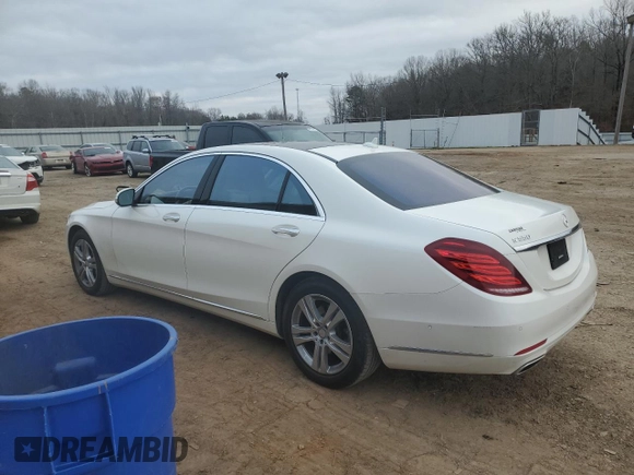 2017 Mercedes-Benz S 550 with VIN WDDUG8CB2HA318206, listed as a Copart auction lot 43399165 with 64,650 mi miles and Salvage Title. Bid and sale history available at carsss.com. Image 2.