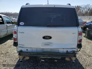 2014 Ford Flex SEL with VIN 2FMGK5C82EBD45510, listed as a Copart auction lot 48951795 with 119,038 mi miles and Salvage Title. Bid and sale history available at carsss.com. Image 6.