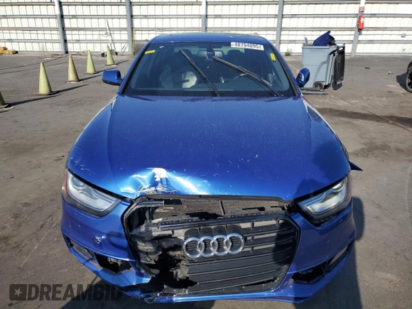 2016 Audi S4 Premium Plus with VIN WAUBGAFL5GA007622, listed as a Copart auction lot 48794095 with 93,256 mi miles and Salvage Title. Bid and sale history available at carsss.com. Image 5.