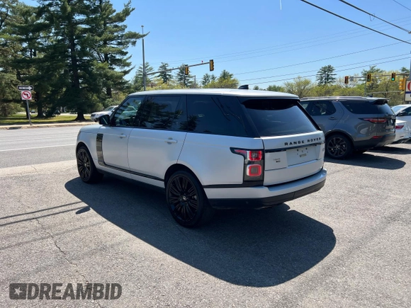 2020 Land Rover Range Rover z VIN SALGS5SEXLA404736, wystawiony jako Copart lot #56987455 z przebiegiem 157 169 mil mil oraz Czysty tytuł • Clean title. Historia ofert i sprzedaży dostępna na DreamBid. Obrazek 3.