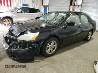 2006 Honda Accord LX SE with VIN 1HGCM56366A180489, listed as a Copart auction lot 59223515 with 215,708 mi miles and Salvage title. Bid and sale history available at DreamBid. Image 1.