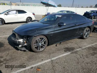 2019 BMW 4 Series 430i with VIN WBA4W3C56KAF93515, listed as a Copart auction lot 84089804 with 62,521 mi miles and Salvage Title. Bid and sale history available at carsss.com. Image 1.