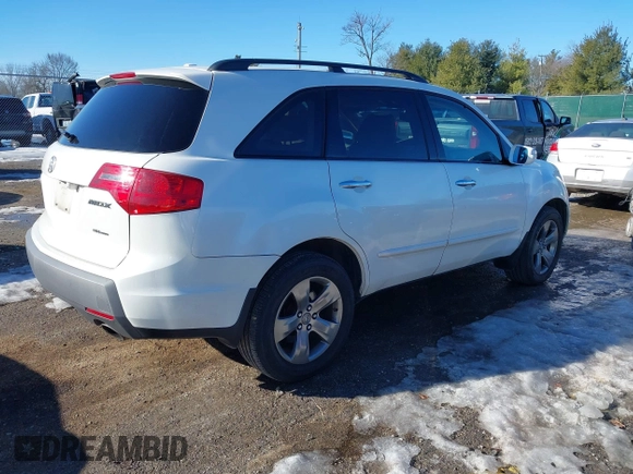 2008 Acura MDX Sport/Pwr Tail Gate with VIN 2HNYD28748H556527, listed as a IAAI auction lot 41443122 with 214,945 mi miles. Bid and sale history available at carsss.com. Image 4.