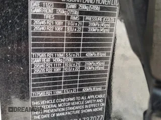 2024 Jaguar F-Pace SVR с VIN SADCZ2EE5RA737077, выставлен на аукционе Copart как лот 65398014 с пробегом 6 184 миль миль и Списание • Salvage title. История ставок и продаж доступна на DreamBid. Изображение 14.