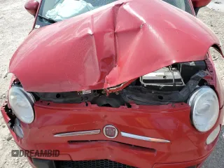 2013 FIAT 500 Pop with VIN 3C3CFFAR8DT574306, listed as a Copart auction lot 52794095 with 75,312 mi miles and Salvage Title. Bid and sale history available at carsss.com. Image 14.