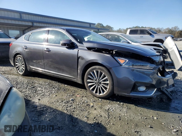 2017 Kia Cadenza Premium with VIN KNALB4J15H5039328, listed as a Copart auction lot 85737924 with 84,686 mi miles and Salvage Title. Bid and sale history available at carsss.com. Image 4.
