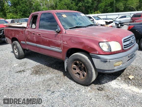 2002 Toyota Tundra SR5 with VIN 5TBRN34122S247087, listed as a Copart auction lot 53264195 with Not Provided miles and Salvage Title. Bid and sale history available at DreamBid. Image 4.
