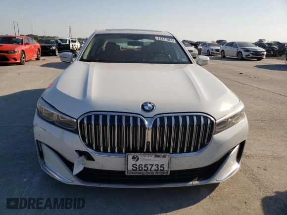 2020 BMW 7 Series 750i xDrive with VIN WBA7U2C02LGM27246, listed as a Copart auction lot 74277984 with 120,790 mi miles and Salvage Title. Bid and sale history available at carsss.com. Image 5.