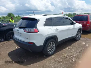 2020 Jeep Cherokee Latitude Plus with VIN 1C4PJLLB2LD592959, listed as a IAAI auction lot 42491266 with 74,609 mi miles and . Bid and sale history available at DreamBid. Image 4.
