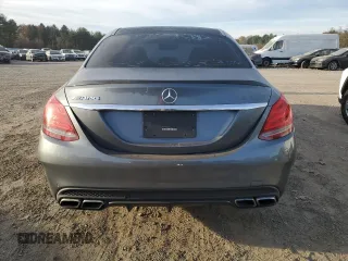 2017 Mercedes-Benz C 63 AMG with VIN 55SWF8GB3HU184554, listed as a Copart auction lot 77395064 with 106,723 mi miles and Salvage title. Bid and sale history available at DreamBid. Image 6.