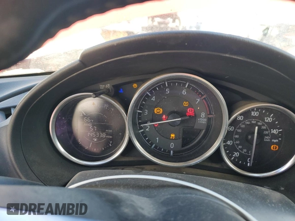 2017 Mazda MX-5 Miata Sport with VIN JM1NDAB78H0124135, listed as a Copart auction lot 88089415 with 145,338 mi miles and Salvage title. Bid and sale history available at DreamBid. Image 9.