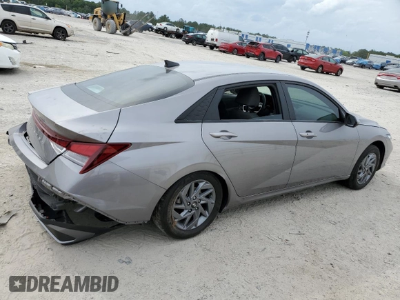 2024 Hyundai Elantra SEL with VIN KMHLM4DG6RU751864, listed as a Copart auction lot 52266245 with 4,309 mi miles and Non Repairable. Bid and sale history available at carsss.com. Image 3.