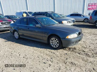 2001 BMW 5 Series 525iA with VIN WBADT434X1GX21172, listed as a IAAI auction lot 41736793 with 145,750 mi miles. Bid and sale history available at carsss.com. Image 1.
