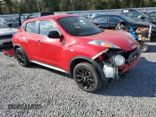 2014 Nissan Juke SV with VIN JN8AF5MV5ET481752, listed as a Copart auction lot 44205875 with 99,257 mi miles and Salvage title. Bid and sale history available at DreamBid. Image 4.