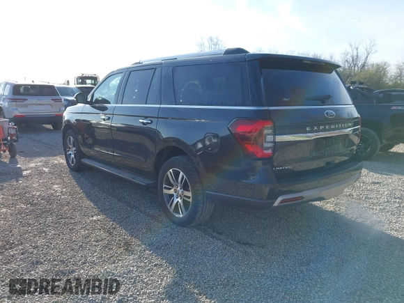 2023 Ford Expedition Max Limited with VIN 1FMJK1K83PEA16550, listed as a IAAI auction lot 41971481 with 33,912 mi miles and . Bid and sale history available at DreamBid. Image 3.