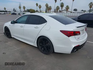 2019 Acura TLX w/A-Spec Pkg with VIN 19UUB1F60KA006344, listed as a IAAI auction lot 41429268 with 113,805 mi miles. Bid and sale history available at carsss.com. Image 3.