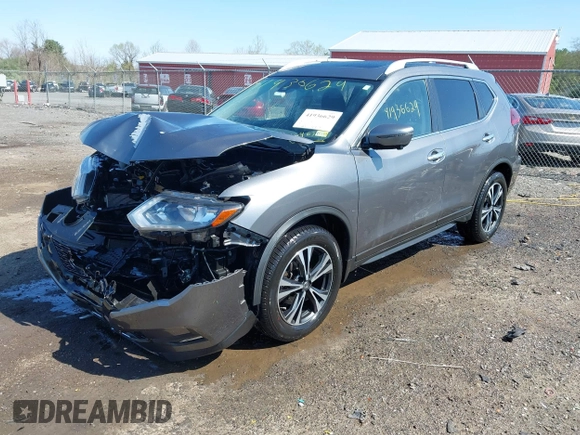 2019 Nissan Rogue SV with VIN JN8AT2MV2KW396353, listed as a IAAI auction lot 41936629 with 110,663 mi miles. Bid and sale history available at carsss.com. Image 17.
