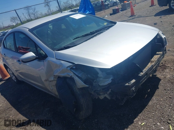 2017 Kia Forte LX with VIN 3KPFK4A74HE025025, listed as a IAAI auction lot 42056326 with 124,293 mi miles and . Bid and sale history available at carsss.com. Image 1.