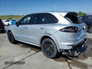 2016 Porsche Cayenne GTS with VIN WP1AD2A25GLA78110, listed as a Copart auction lot 55126705 with 118,855 mi miles and Salvage title. Bid and sale history available at DreamBid. Image 2.
