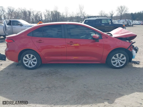 2020 Toyota Corolla LE with VIN JTDEPRAE0LJ021431, listed as a IAAI auction lot 41665603 with 32,351 mi miles. Bid and sale history available at carsss.com. Image 13.