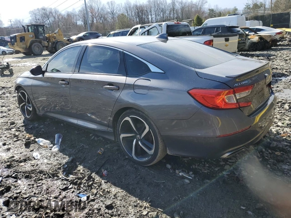 2019 Honda Accord Sport with VIN 1HGCV1F31KA103223, listed as a Copart auction lot 48048075 with 77,518 mi miles and Salvage Title. Bid and sale history available at DreamBid. Image 2.