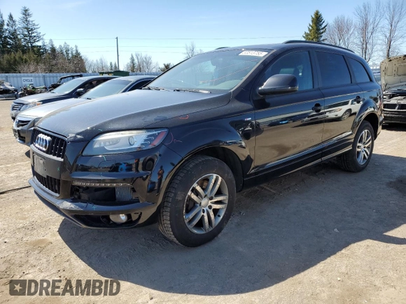 2014 Audi Q7 with VIN WA1DMCFE1ED004286, listed as a Copart auction lot 53513755 with 134,411 mi miles and Clean title. Bid and sale history available at DreamBid. Image 1.