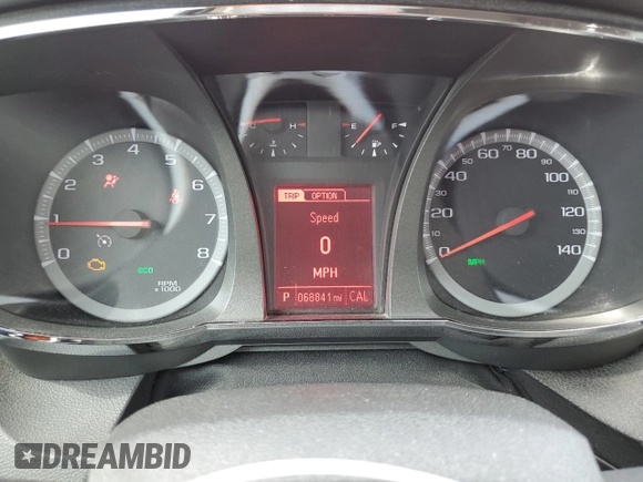 2014 GMC Terrain SLE with VIN 2GKFLVEK2E6198415, listed as a Copart auction lot 57236155 with 68,841 mi miles and Salvage title. Bid and sale history available at DreamBid. Image 9.