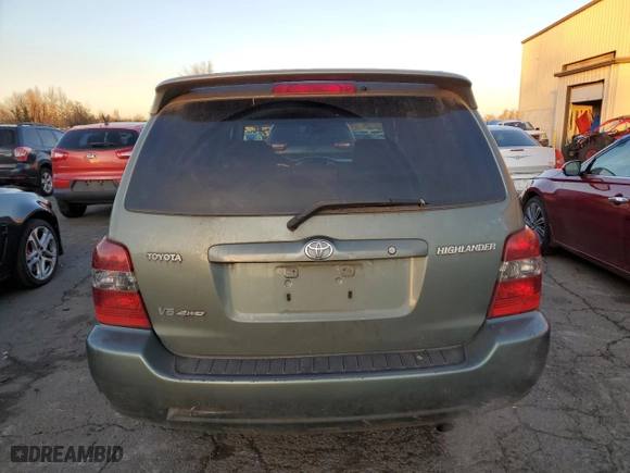 2004 Toyota Highlander with VIN JTEEP21A240027674, listed as a Copart auction lot 41521035 with 271,769 mi miles and Salvage Title. Bid and sale history available at carsss.com. Image 6.