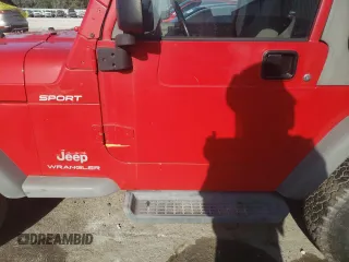 2003 Jeep Wrangler Sport with VIN 1J4FA49S43P332645, listed as a Copart auction lot 77424814 with 165,909 mi miles and Non Repairable. Bid and sale history available at carsss.com. Image 13.