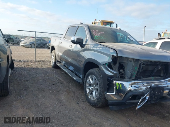 2019 Chevrolet Silverado 1500 LTZ with VIN 1GCUYGEL9KZ166327, listed as a IAAI auction lot 41995645 with 92,897 mi miles and . Bid and sale history available at DreamBid. Image 1.